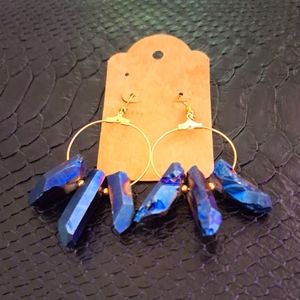 Saphire blue earrings